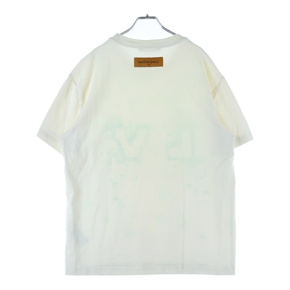 LOUIS VUITTON(ルイヴィトン) 22AW LVスプレッドエンブロイダリー半袖Tシャツ ホワイト RM222M NPL HNY14X