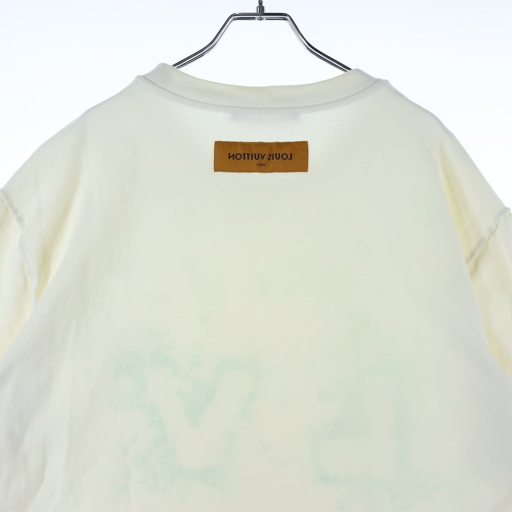 LOUIS VUITTON(ルイヴィトン) 22AW LVスプレッドエンブロイダリー半袖Tシャツ ホワイト RM222M NPL HNY14X