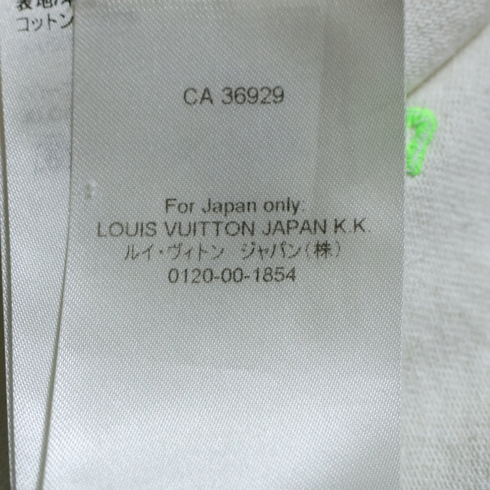 LOUIS VUITTON(ルイヴィトン) 22AW LVスプレッドエンブロイダリー半袖Tシャツ ホワイト RM222M NPL HNY14X