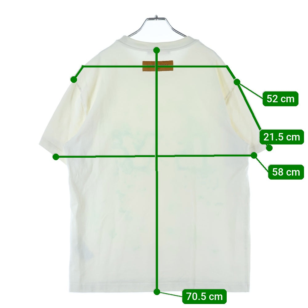 LOUIS VUITTON(ルイヴィトン) 22AW LVスプレッドエンブロイダリー半袖Tシャツ ホワイト RM222M NPL HNY14X