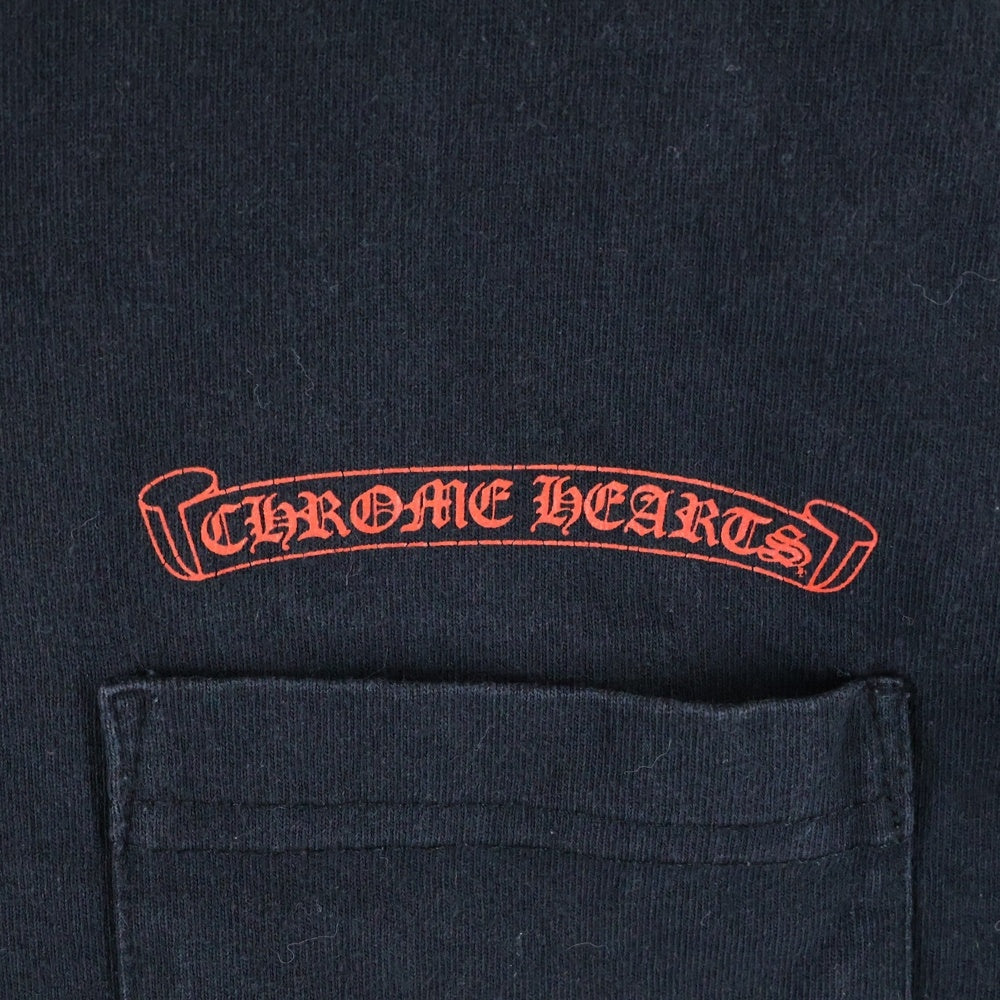 CHROME HEARTS(クロムハーツ) ×MATTY BOY CHOMPER TEE ×マッティボーイ チョンパーバッグプリント半袖Tシャツ カットソー ブラック