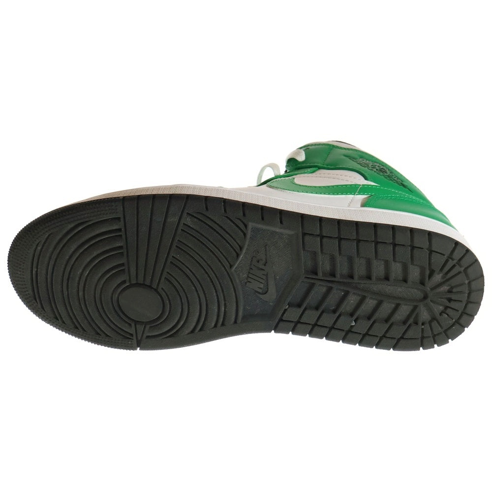 NIKE(ナイキ) AIR JORDAN 1 MID LUCKY GREEN DQ8426-301 エアジョーダン1 ミッド ラッキーグリーン ミッドカットスニーカー ホワイト/グリーン US9.5/27.5cm