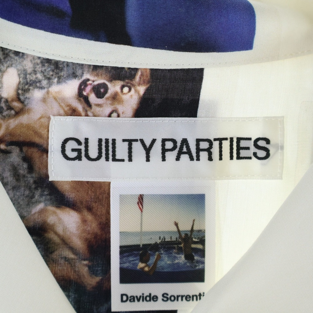 WACKO MARIA(ワコマリア) 23AW DAVIDE SORRENTI S/S HAWAIIAN SHIRT ダビデ ソレンティ レーヨン 開襟シャツ 半袖シャツ ホワイト