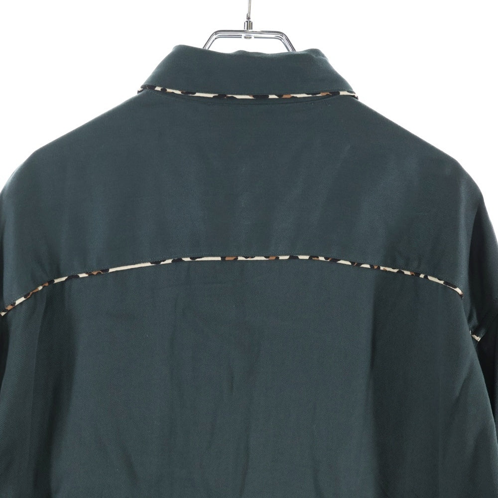 WACKO MARIA(ワコマリア) 23AW WESTERN SHIRT 23FW-WMS-WS01 リヨセル 長袖ウエスタンシャツ グリーン