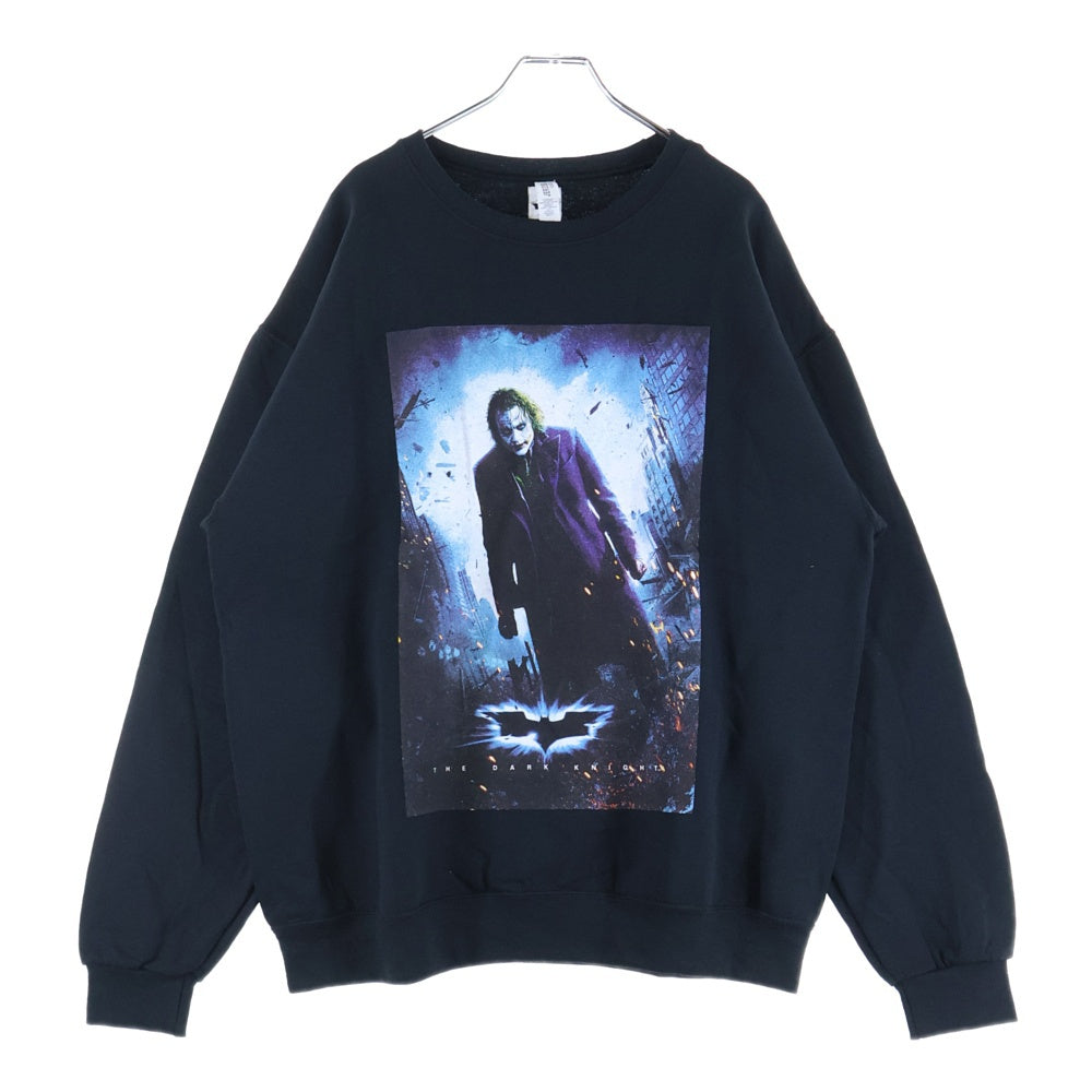 WACKO MARIA(ワコマリア) 25SS ×THE DARK KNIGHT TRILOGY SWEAT SHIRT ダークナイトトリロジー プリント スウェットシャツ トレーナー ブラック