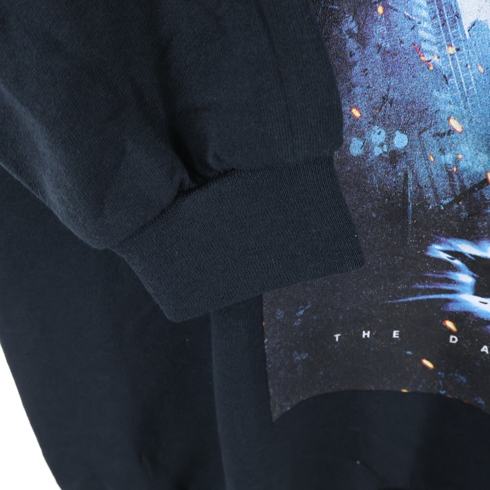 WACKO MARIA(ワコマリア) 25SS ×THE DARK KNIGHT TRILOGY SWEAT SHIRT ダークナイトトリロジー プリント スウェットシャツ トレーナー ブラック
