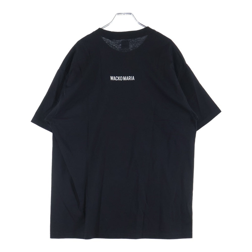 WACKO MARIA(ワコマリア) 25SS ×THE DARK KNIGHT TRILOGY CREW NECK TEE ダークナイトトリロジー プリント クルーネック 半袖Tシャツ カットソー ブラック