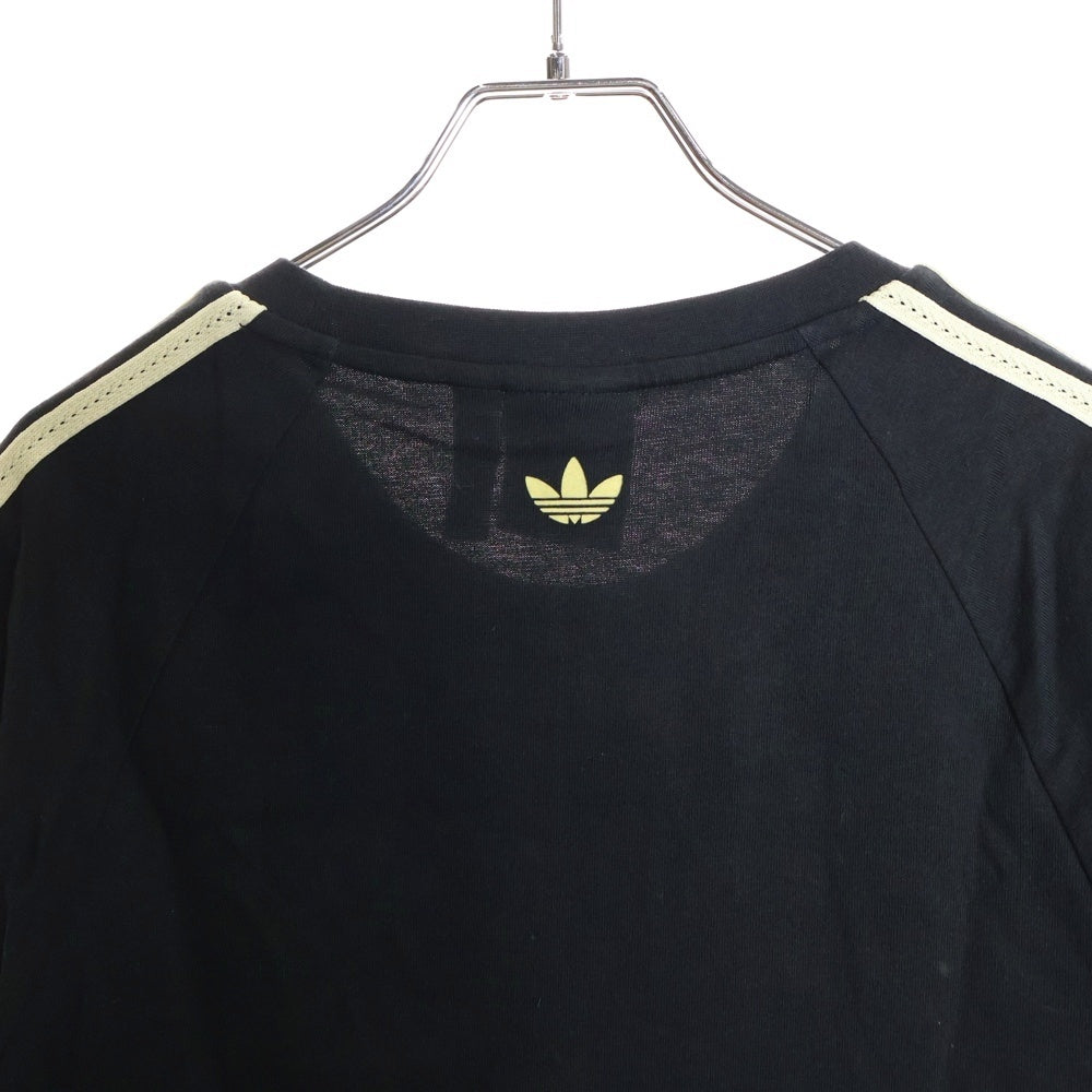 adidas(アディダス) ×WALES BONNER WB S/S TEE IM8402 ウェールズ ボナー クルーネック 半袖Tシャツ カットソー ブラック