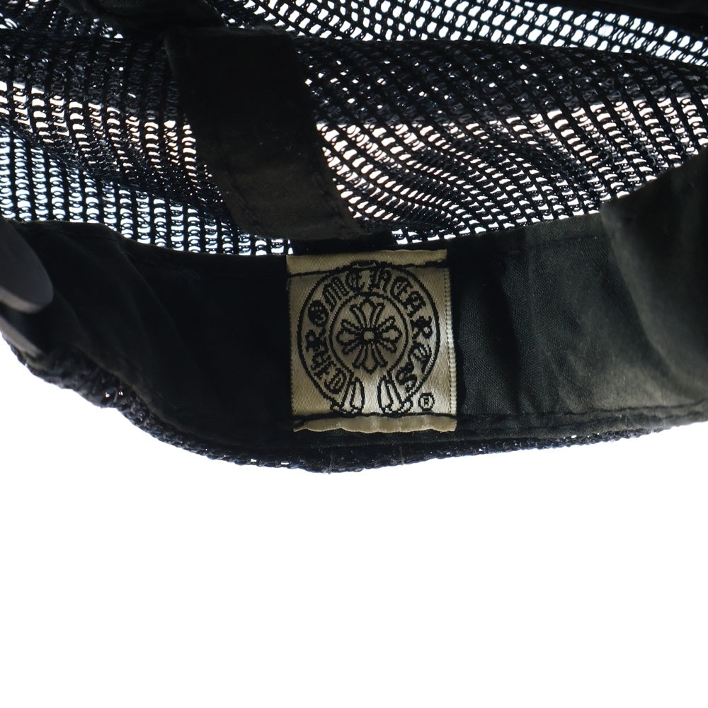 CHROME HEARTS(クロムハーツ) TRACKER CHロゴ レザーパッチ トラッカー メッシュキャップ グリーン/オレンジ