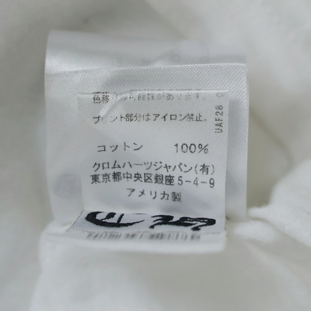 CHROME HEARTS(クロムハーツ) Vine Dagger ヴァインダガープリント 半袖Tシャツ カットソー ホワイト