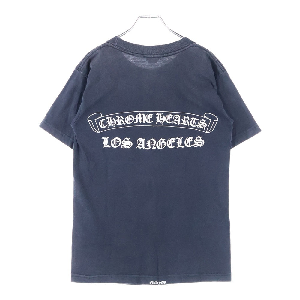 CHROME HEARTS(クロムハーツ) ロサンゼルス限定 OLD 半袖 ロゴプリント Tシャツ カットソー ブラック