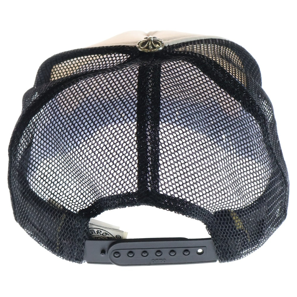 CHROME HEARTS(クロムハーツ) TRUCKER CAP CHパッチメッシュトラッカーキャップ クロスボール付 帽子 ホワイト/ブラック