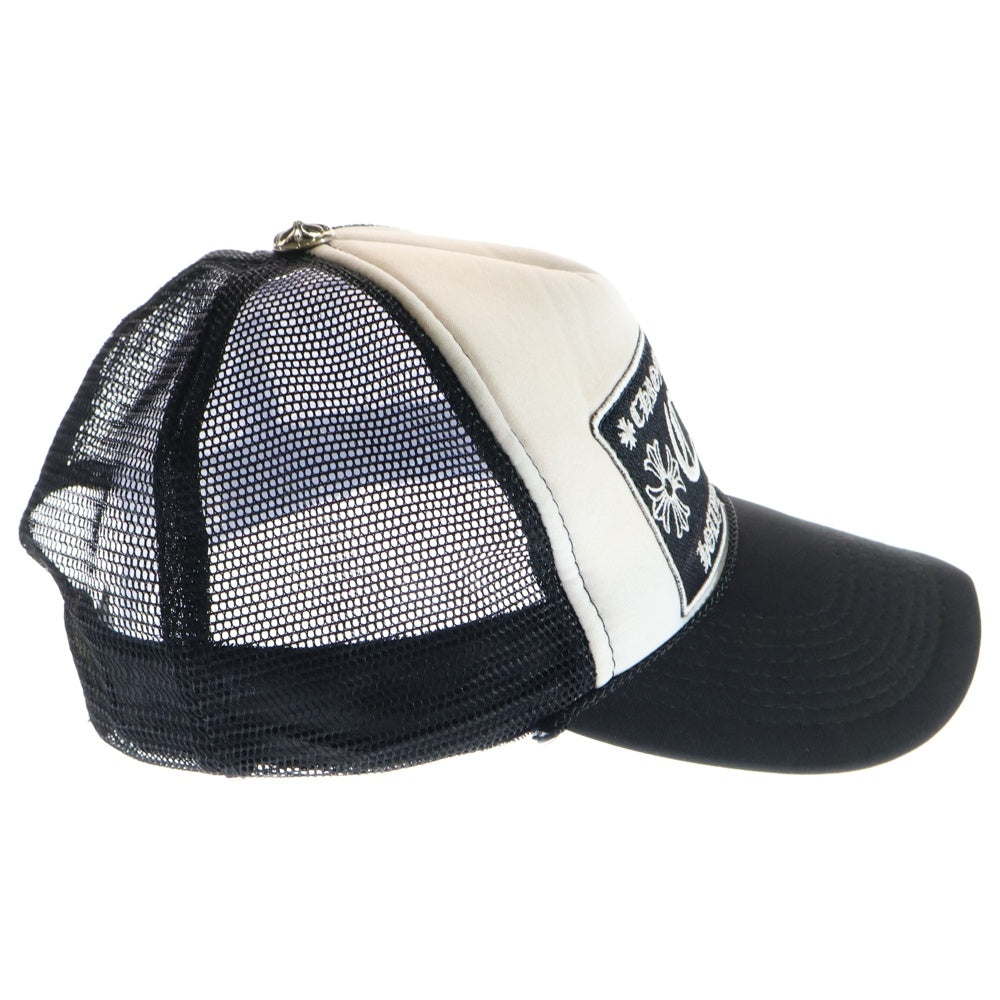 CHROME HEARTS(クロムハーツ) TRUCKER CAP CHパッチメッシュトラッカーキャップ クロスボール付 帽子 ホワイト/ブラック