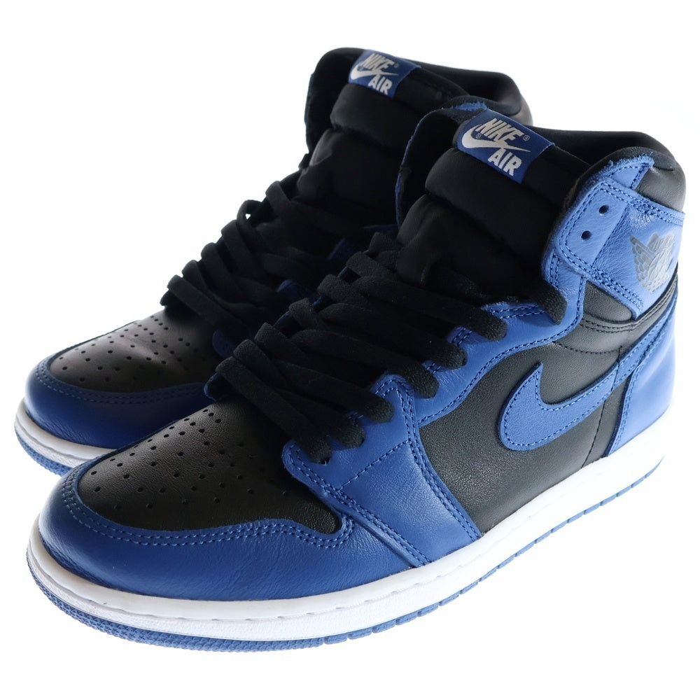 NIKE(ナイキ) AIR JORDAN 1 RETRO HIGH OG DARK MARINA BLUE 555088-404 エアジョーダン1 レトロ ダークマリーナブルー ハイカットスニーカー ブラック/ブルー US9.5/27.5cm