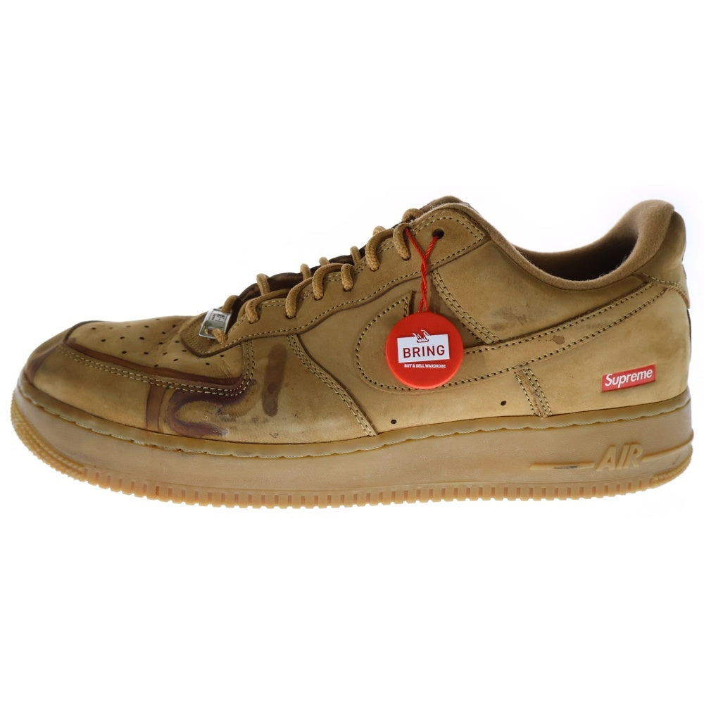 NIKE(ナイキ) ×SUPREME AIR FORCE 1 LOW SP Wheat DN1555-200 シュプリーム エアフォース1 ウィート ローカットスニーカー ブラウン US11/29.0cm