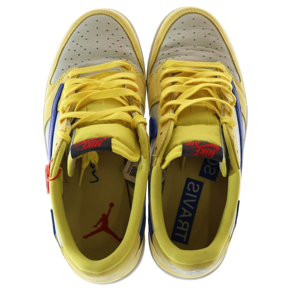 NIKE(ナイキ) ×TRAVIS SCOTT WMNS AIR JORDAN 1 RETRO LOW OG Canary DZ4137-700 トラヴィス スコット ウィメンズ エアジョーダン1 ローカットスニーカー US12/29.0cm