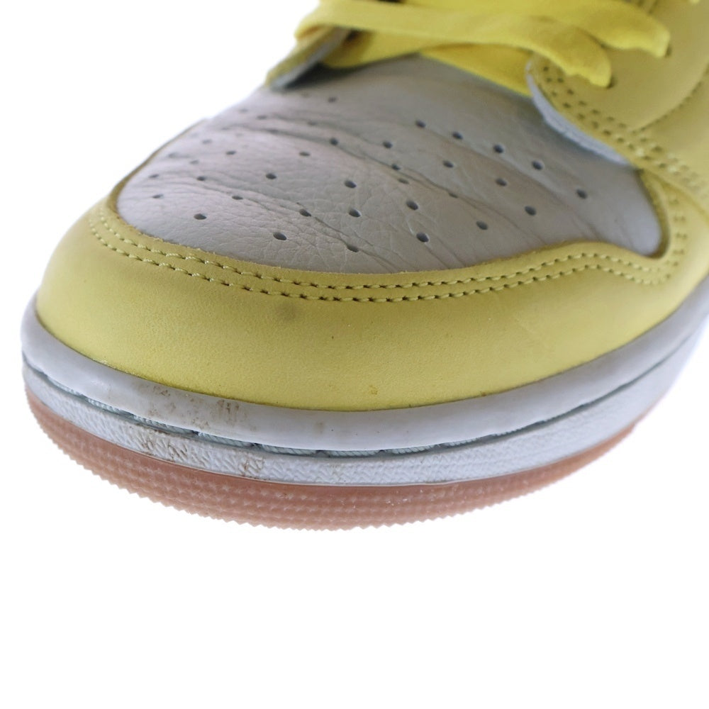 NIKE(ナイキ) ×TRAVIS SCOTT WMNS AIR JORDAN 1 RETRO LOW OG Canary DZ4137-700 トラヴィス スコット ウィメンズ エアジョーダン1 ローカットスニーカー US12/29.0cm
