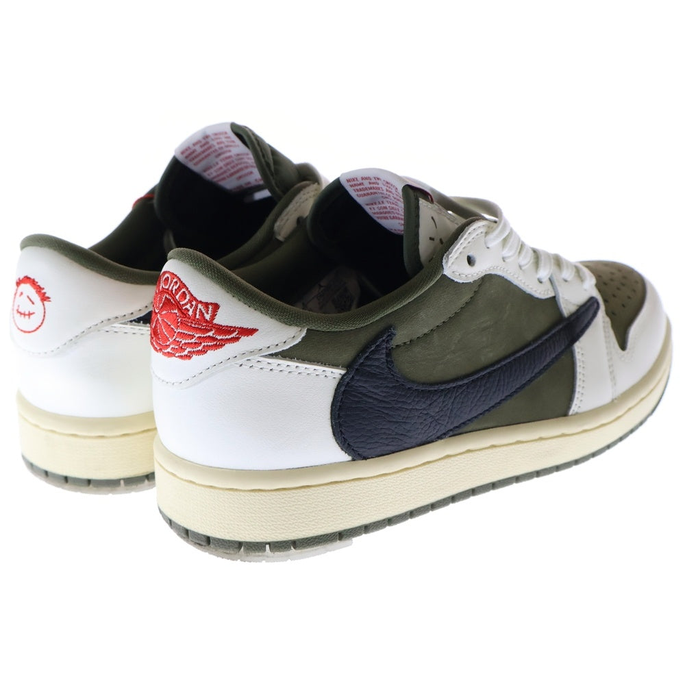 NIKE(ナイキ) ×TRAVIS SCOTT AIR JORDAN 1 LOW OG SP Reverse Olive DM7866-200 トラヴィススコット エアジョーダン1 リバースオリーブ ローカットスニーカー US8/26.0cm