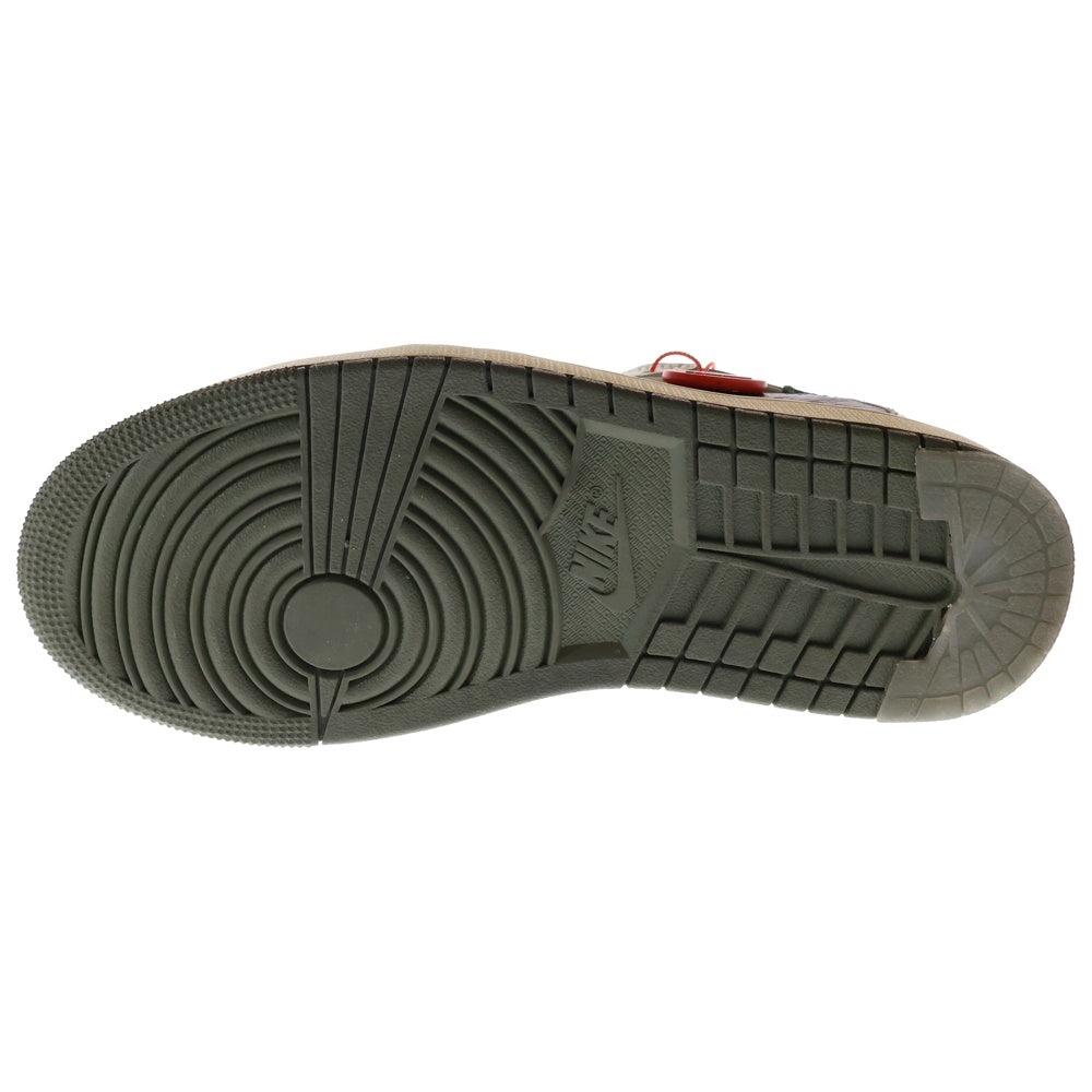 NIKE(ナイキ) ×TRAVIS SCOTT AIR JORDAN 1 LOW OG SP Reverse Olive DM7866-200 トラヴィススコット エアジョーダン1 リバースオリーブ ローカットスニーカー US8/26.0cm