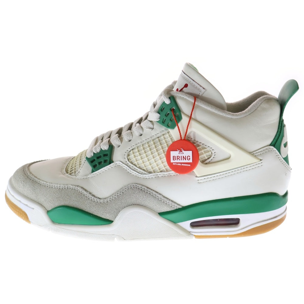 NIKE SB(ナイキエスビー) AIR JORDAN 4 RETRO SP Pine Green DR5415-103 エアジョーダン 4 レトロ SP パイングリーン ハイカットスニーカー ホワイト/グリーン US8.5/26.5cm