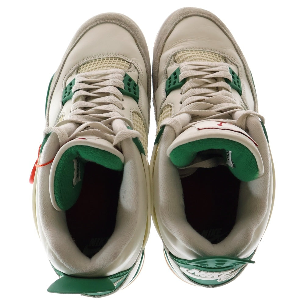 NIKE SB(ナイキエスビー) AIR JORDAN 4 RETRO SP Pine Green DR5415-103 エアジョーダン 4 レトロ SP パイングリーン ハイカットスニーカー ホワイト/グリーン US8.5/26.5cm
