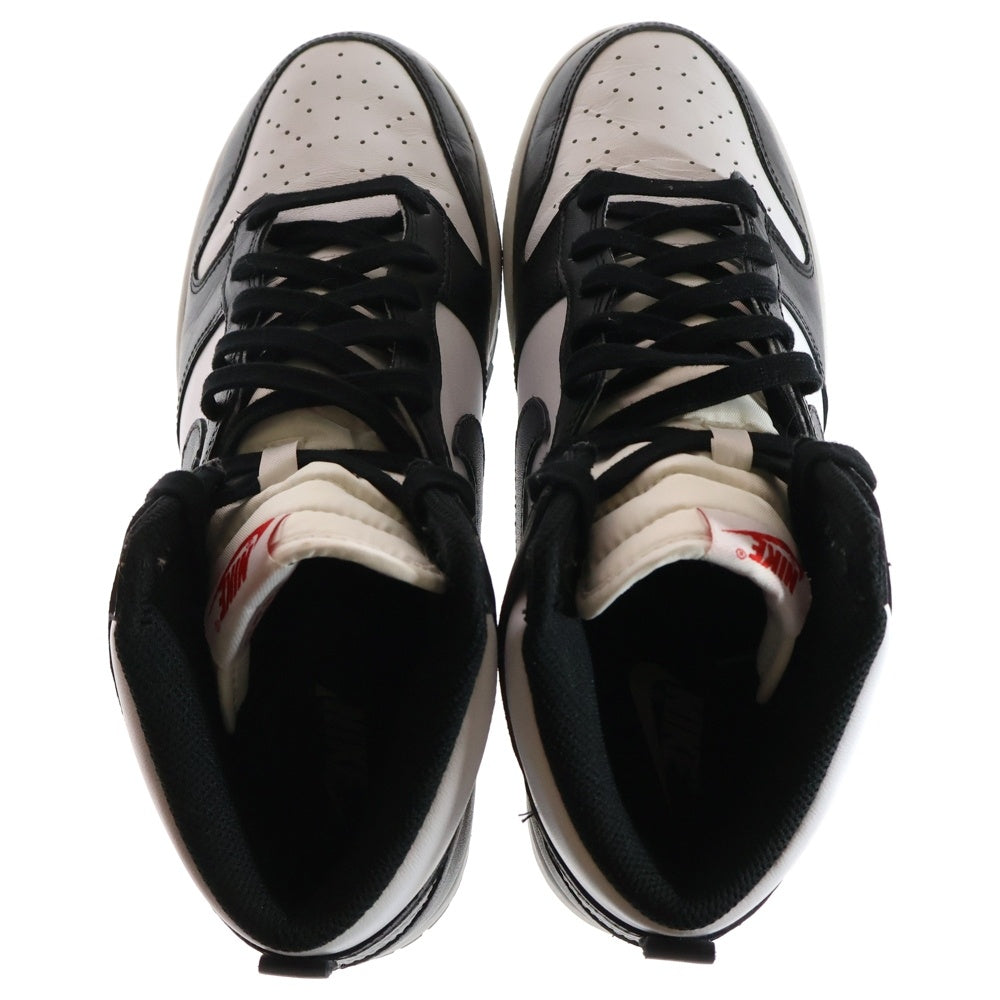 NIKE(ナイキ) DUNK HIGH BLACK AND WHITE DD1399-103 ダンク ハイカットスニーカー US9.5/27.5cm ブラック/ホワイト