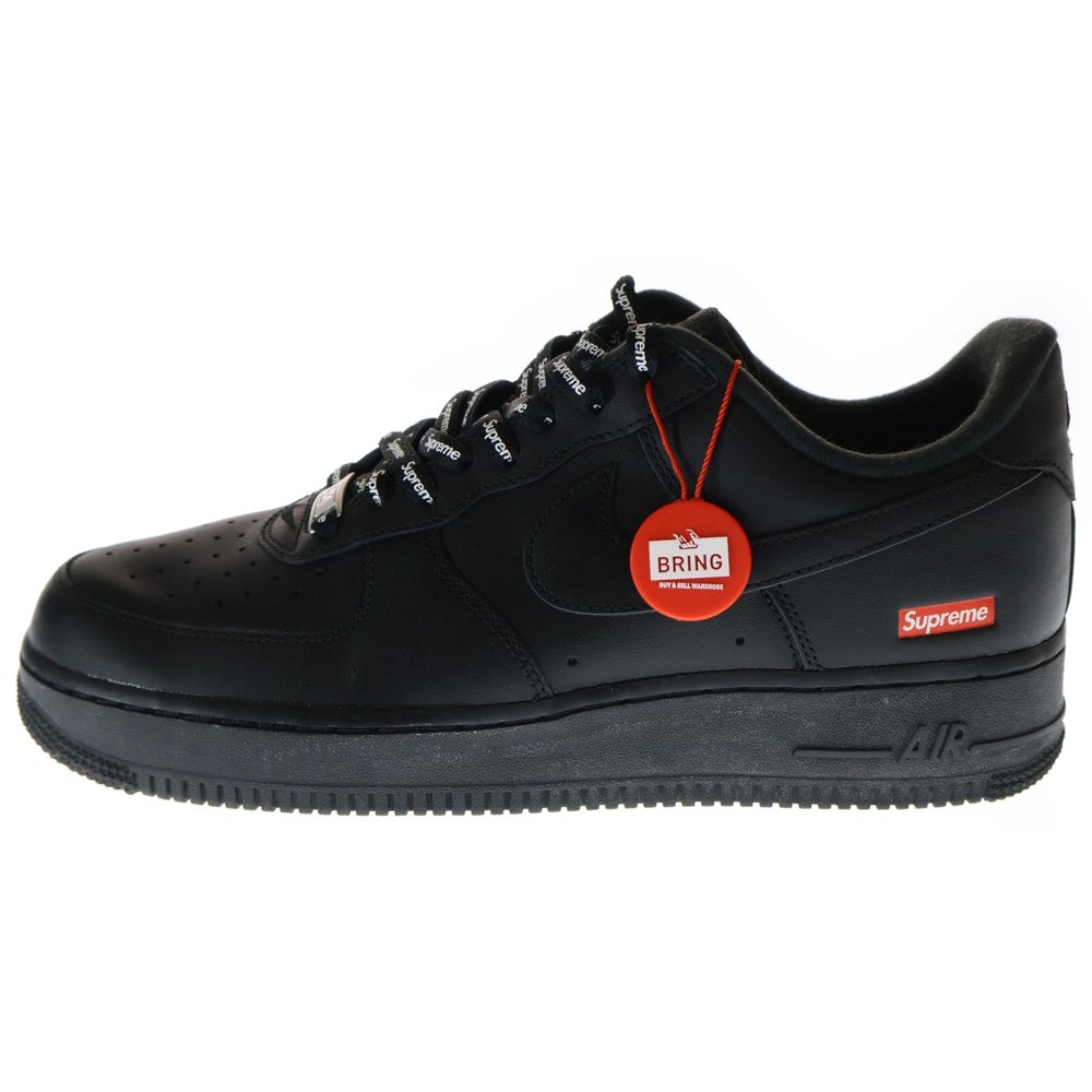 NIKE(ナイキ) ×SUPREME AIR FORCE 1 LOW CU9225-001 エアフォースワンロー ローカットスニーカー US9.5/27.5cm ブラック