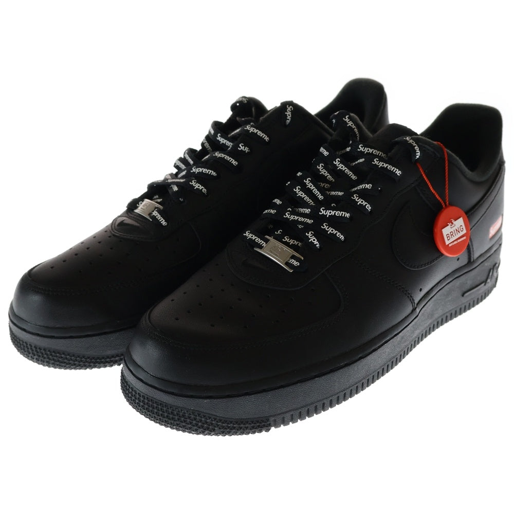 NIKE(ナイキ) ×SUPREME AIR FORCE 1 LOW CU9225-001 エアフォースワンロー ローカットスニーカー US9.5/27.5cm ブラック