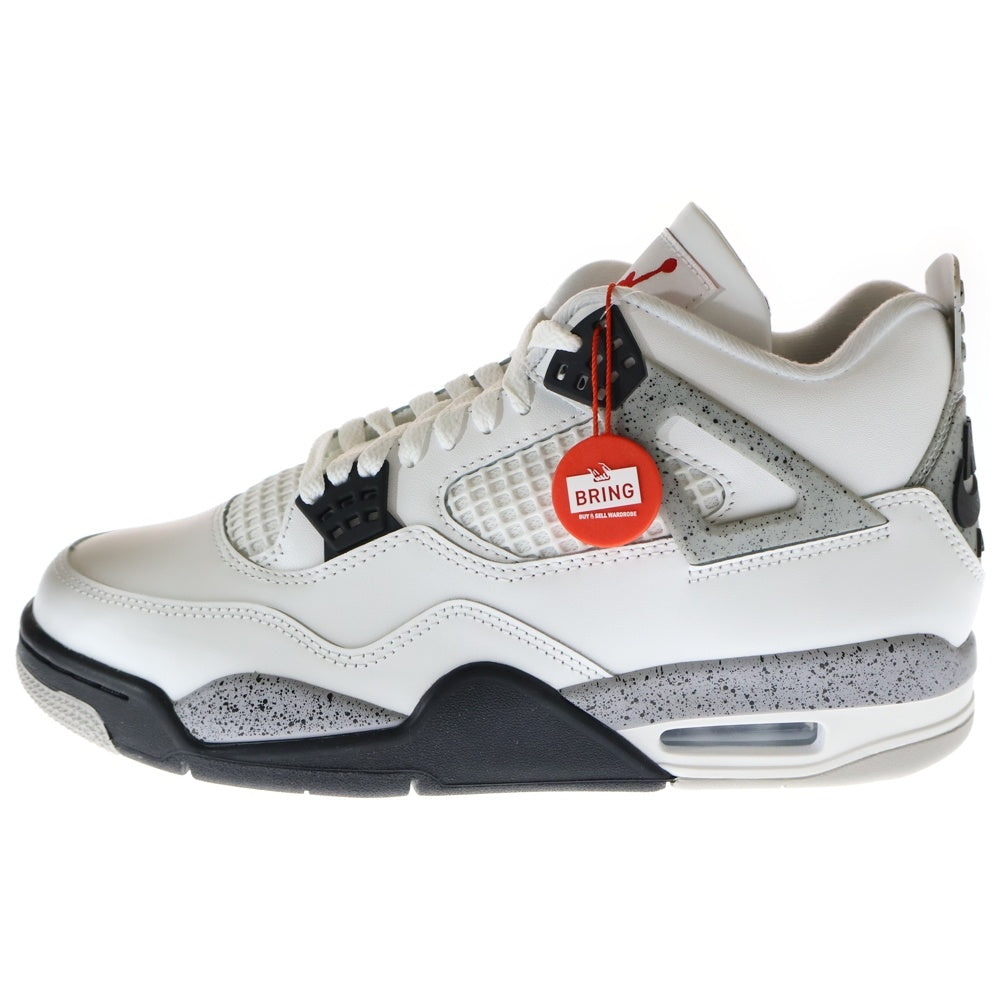 NIKE(ナイキ) AIR JORDAN 4 RETRO WHITECEMENT 2025 FV5029-100 エアジョーダン4 レトロ ホワイトセメント ローカットスニーカー US9/27.0cm ホワイト