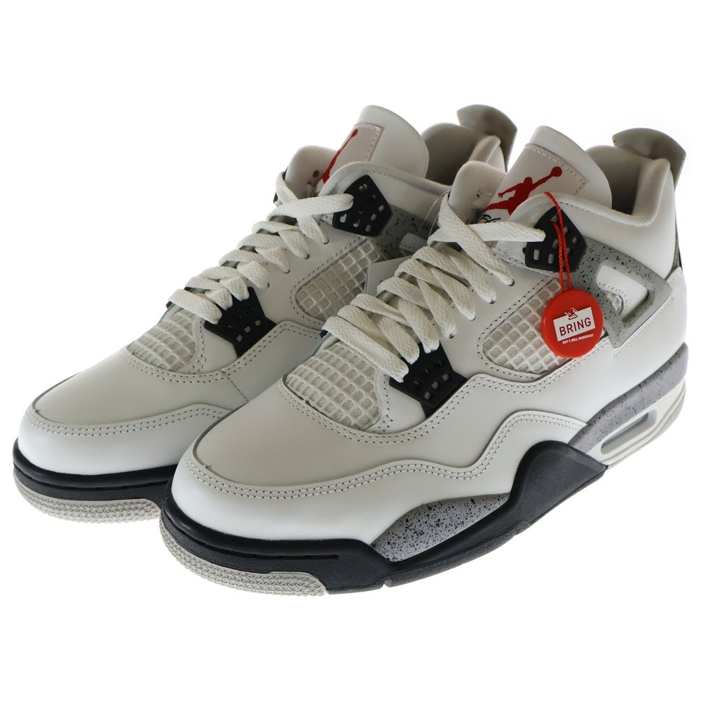 NIKE(ナイキ) AIR JORDAN 4 RETRO WHITECEMENT 2025 FV5029-100 エアジョーダン4 レトロ ホワイトセメント ローカットスニーカー US9/27.0cm ホワイト