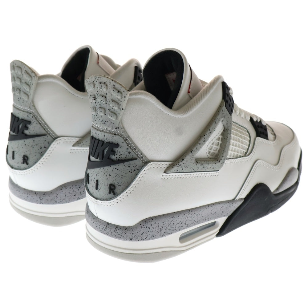 NIKE(ナイキ) AIR JORDAN 4 RETRO WHITECEMENT 2025 FV5029-100 エアジョーダン4 レトロ ホワイトセメント ローカットスニーカー US9/27.0cm ホワイト