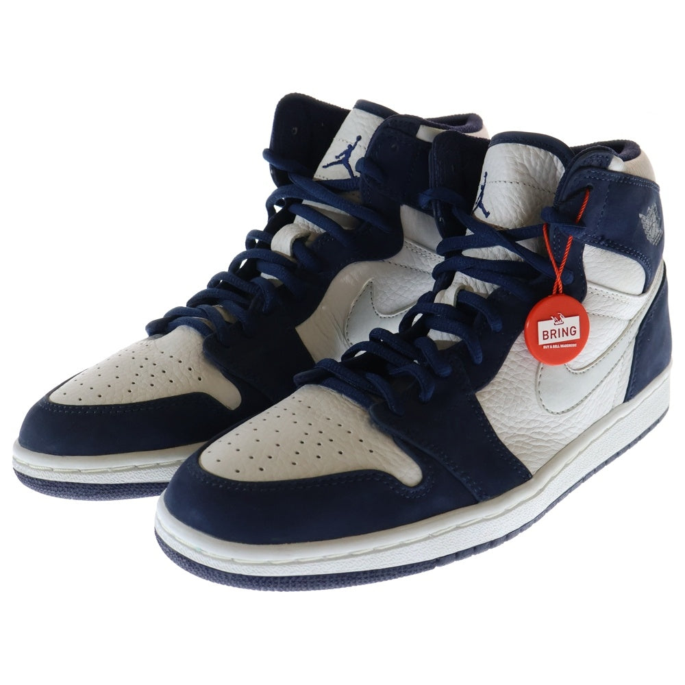 NIKE(ナイキ) AIR JORDAN 1 HIGH 2001ADDITION 136060-101 エアジョーダン1 2001エディション ハイカットスニーカー US8.5/26.5cm ホワイト/ネイビー