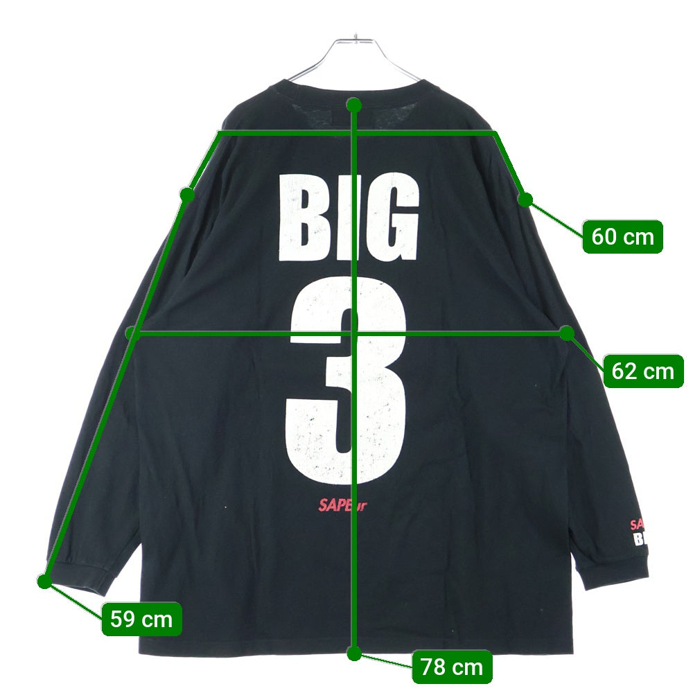 SAPEur(サプール) BIG3 classic vintage クラッシックヴィンテージ 長袖シャツ ブラック