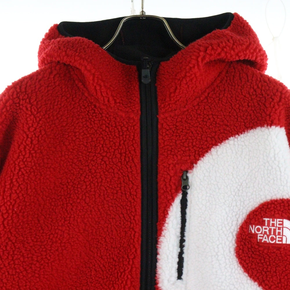 SUPREME(シュプリーム) 20AW×THE NORTH FACE S Logo Hooded Fleece Jacket NF0A5EHN Sロゴフーデッドジップアップフリースジャケット レッド
