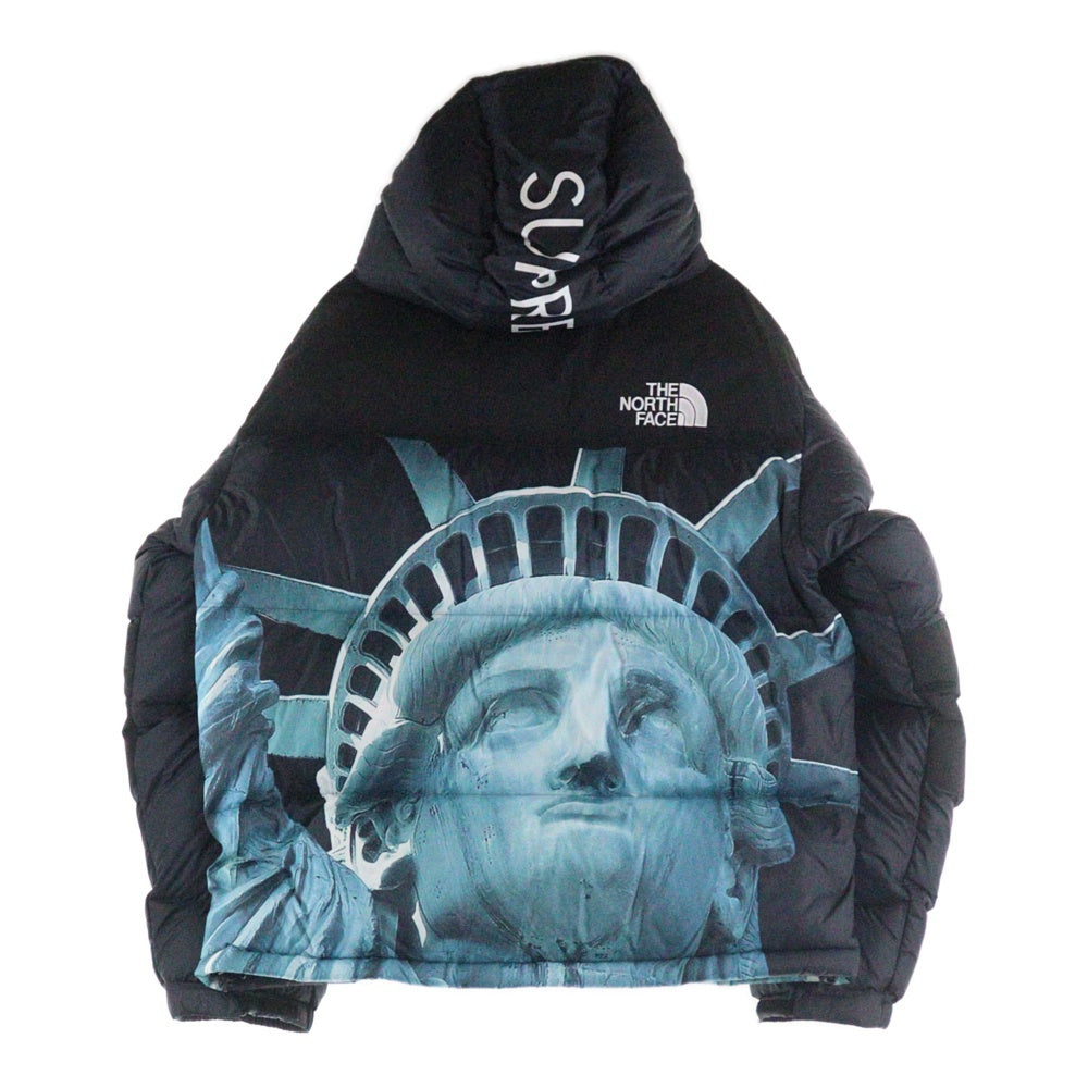 SUPREME(シュプリーム) 19AW×THE NORTH FACE Statue of Liberty Baltoro Jacket NF0A47EW ザノースフェイス スタチュー オブ リバティ バルトロ ダウンジャケット ブラック