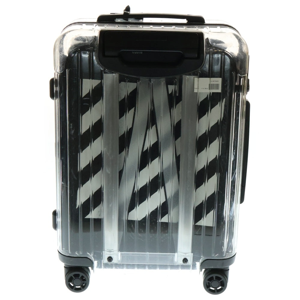 OFF-WHITE(オフホワイト) ×RIMOWA Essential See Through トラベルキャリー 36L ブラック