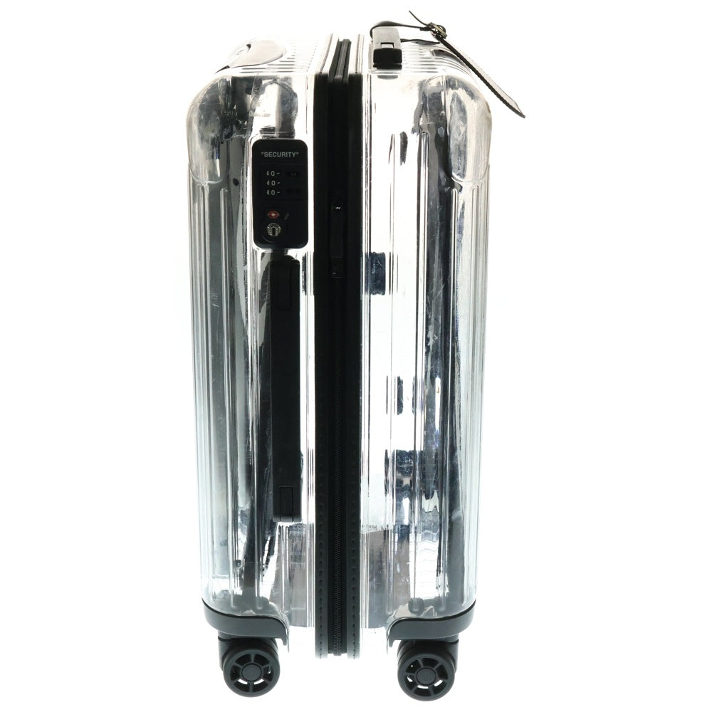 OFF-WHITE(オフホワイト) ×RIMOWA Essential See Through トラベルキャリー 36L ブラック