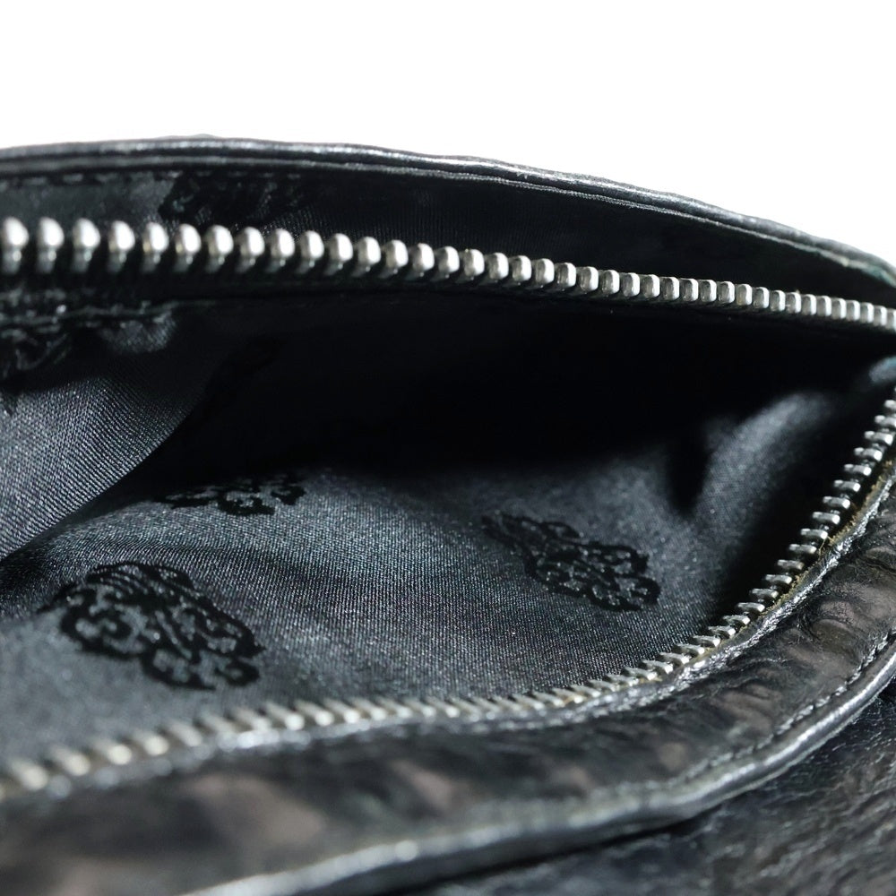 CHROME HEARTS(クロムハーツ) WAVE ウェーブ レザーウォレット 財布 ブラック BCA374
