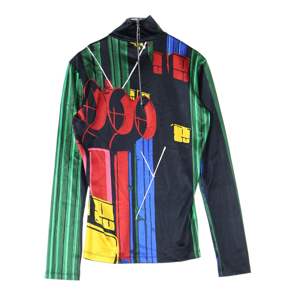 LOUIS VUITTON(ルイヴィトン) 総柄タートルネック長袖シャツ FHT081RUA レディース