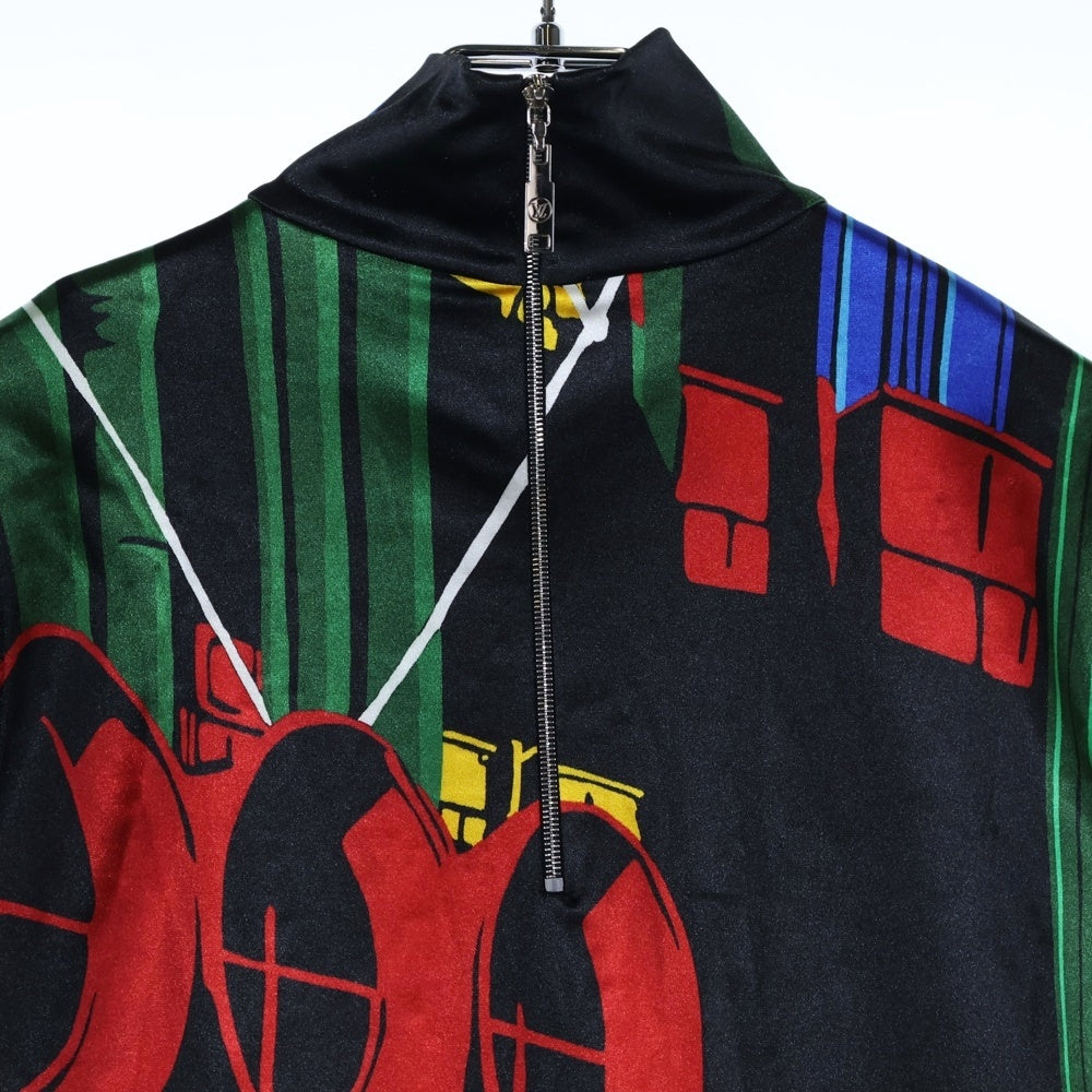 LOUIS VUITTON(ルイヴィトン) 総柄タートルネック長袖シャツ FHT081RUA レディース