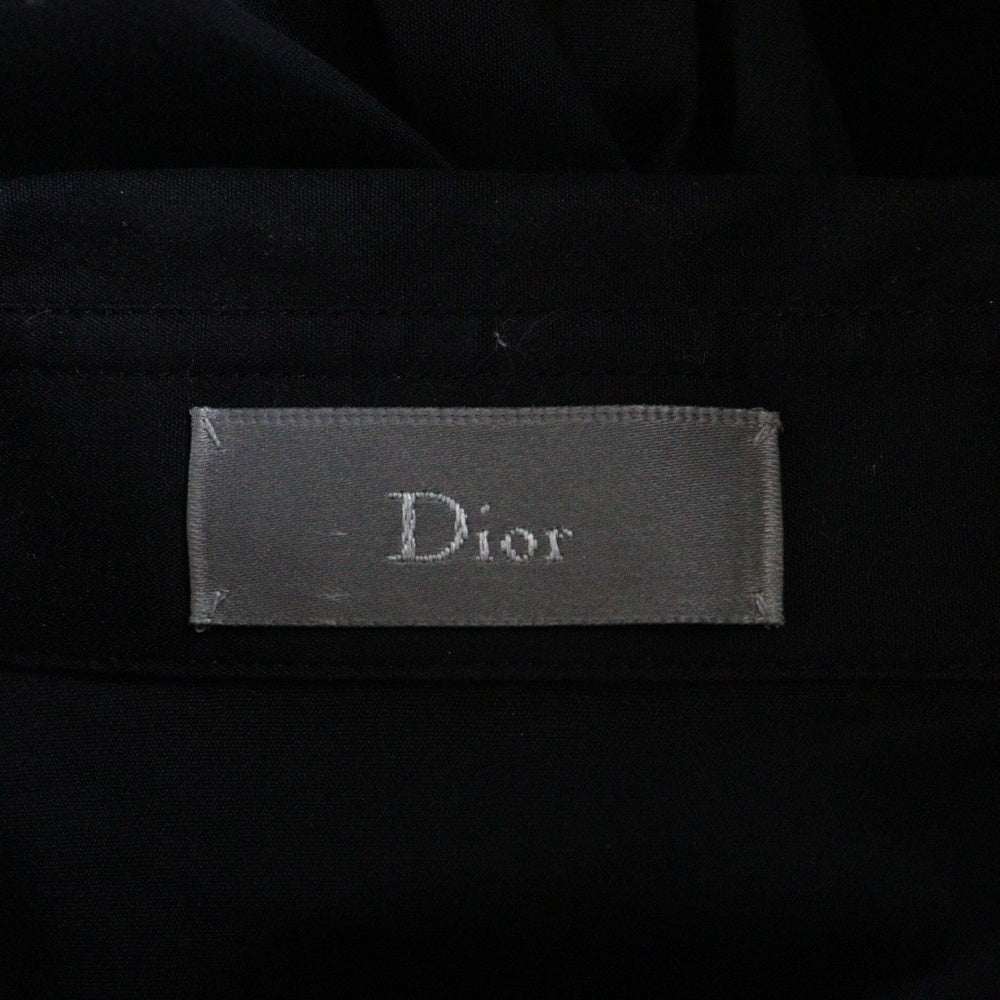 DIOR(ディオール) 14AW BEEビジュー装飾長袖シャツ ブラック 433C529W1535