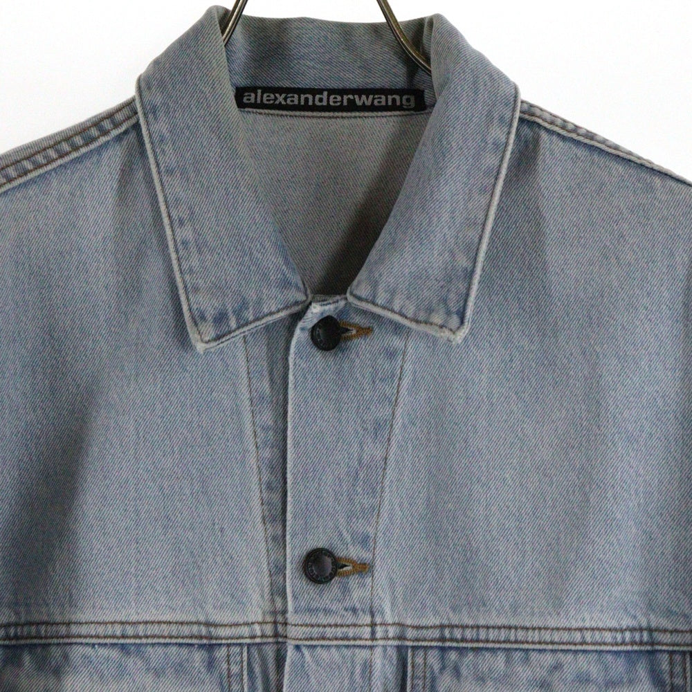ALEXANDER WANG(アレキサンダーワン) DAZE Oversized Denim Jacket オーバーサイズデニムジャケット インディゴ