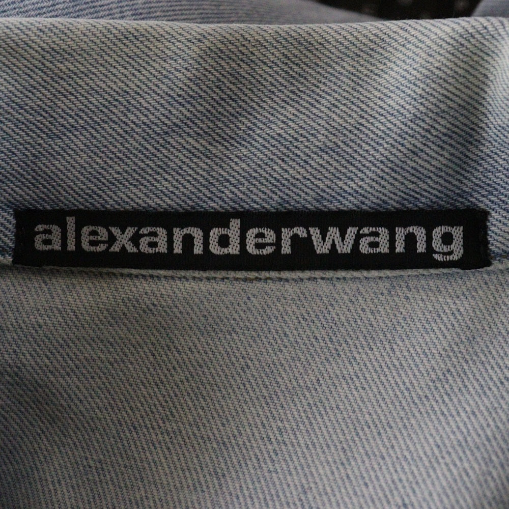 ALEXANDER WANG(アレキサンダーワン) DAZE Oversized Denim Jacket オーバーサイズデニムジャケット インディゴ