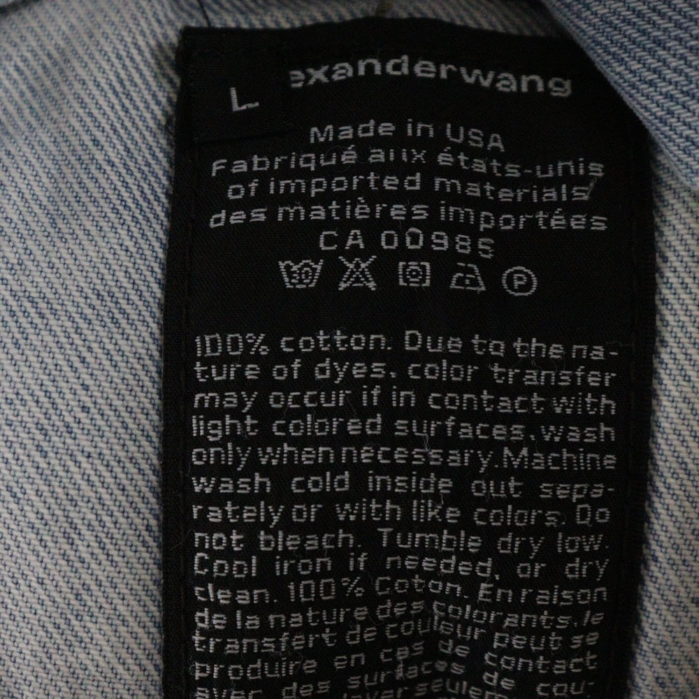 ALEXANDER WANG(アレキサンダーワン) DAZE Oversized Denim Jacket オーバーサイズデニムジャケット インディゴ