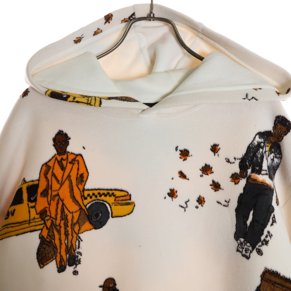 LOUIS VUITTON(ルイヴィトン) 19AW ニューウォーカーズ パイルクルーネックスウェットパーカー RM192 RDD HHY69W ホワイト