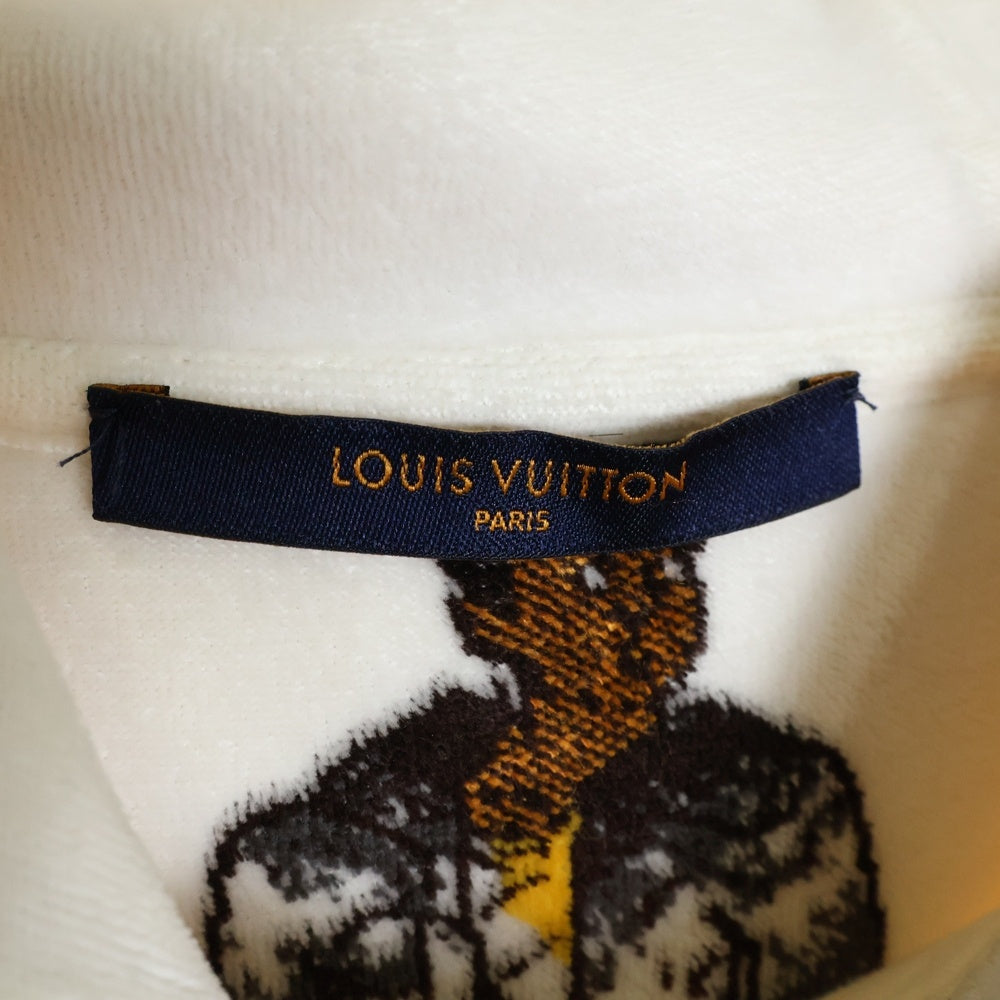 LOUIS VUITTON(ルイヴィトン) 19AW ニューウォーカーズ パイルクルーネックスウェットパーカー RM192 RDD HHY69W ホワイト