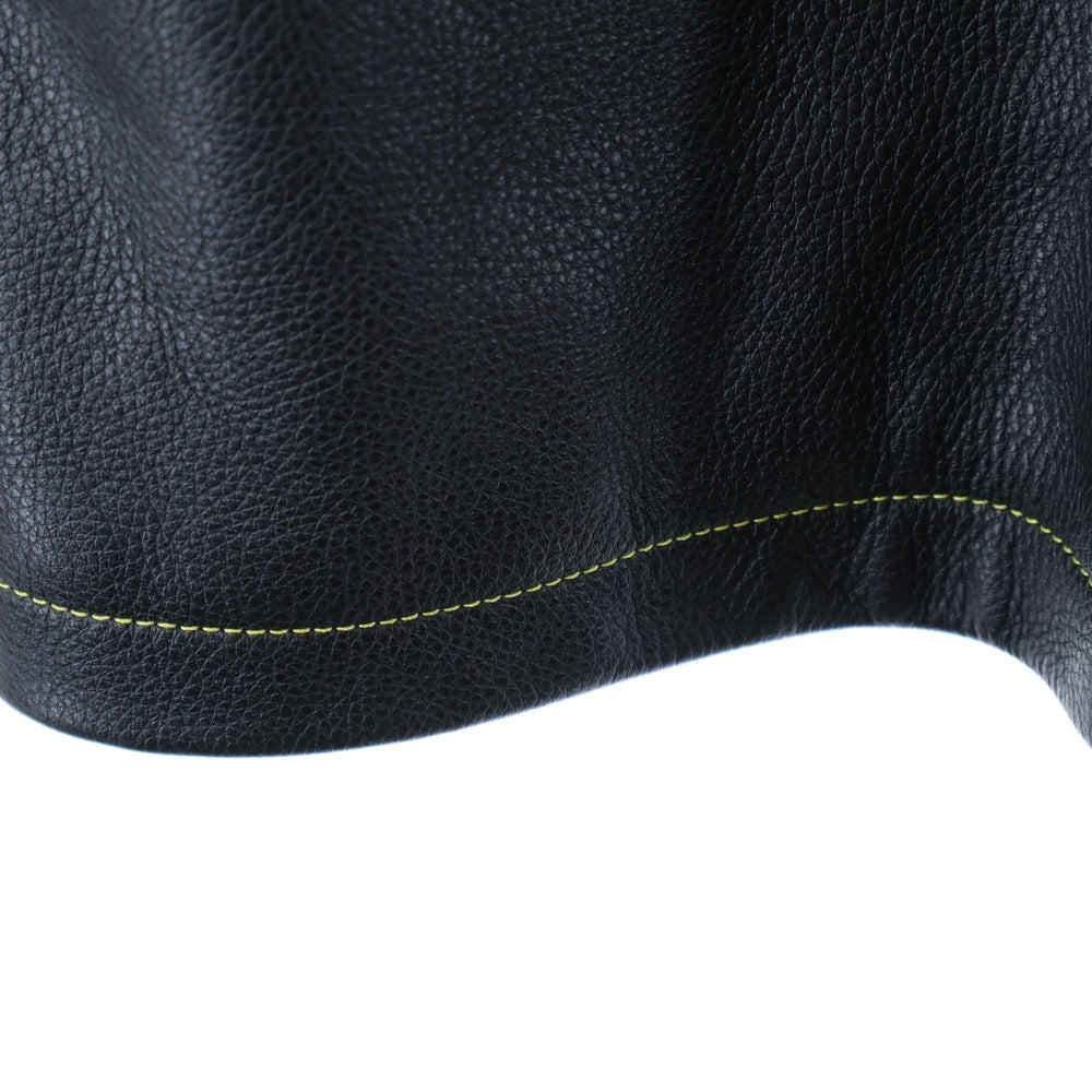 LOUIS VUITTON(ルイヴィトン) 22SS×NIGO クレイジーミックスモノグラム レザージャケット RM221 YOK HML04E ブラック