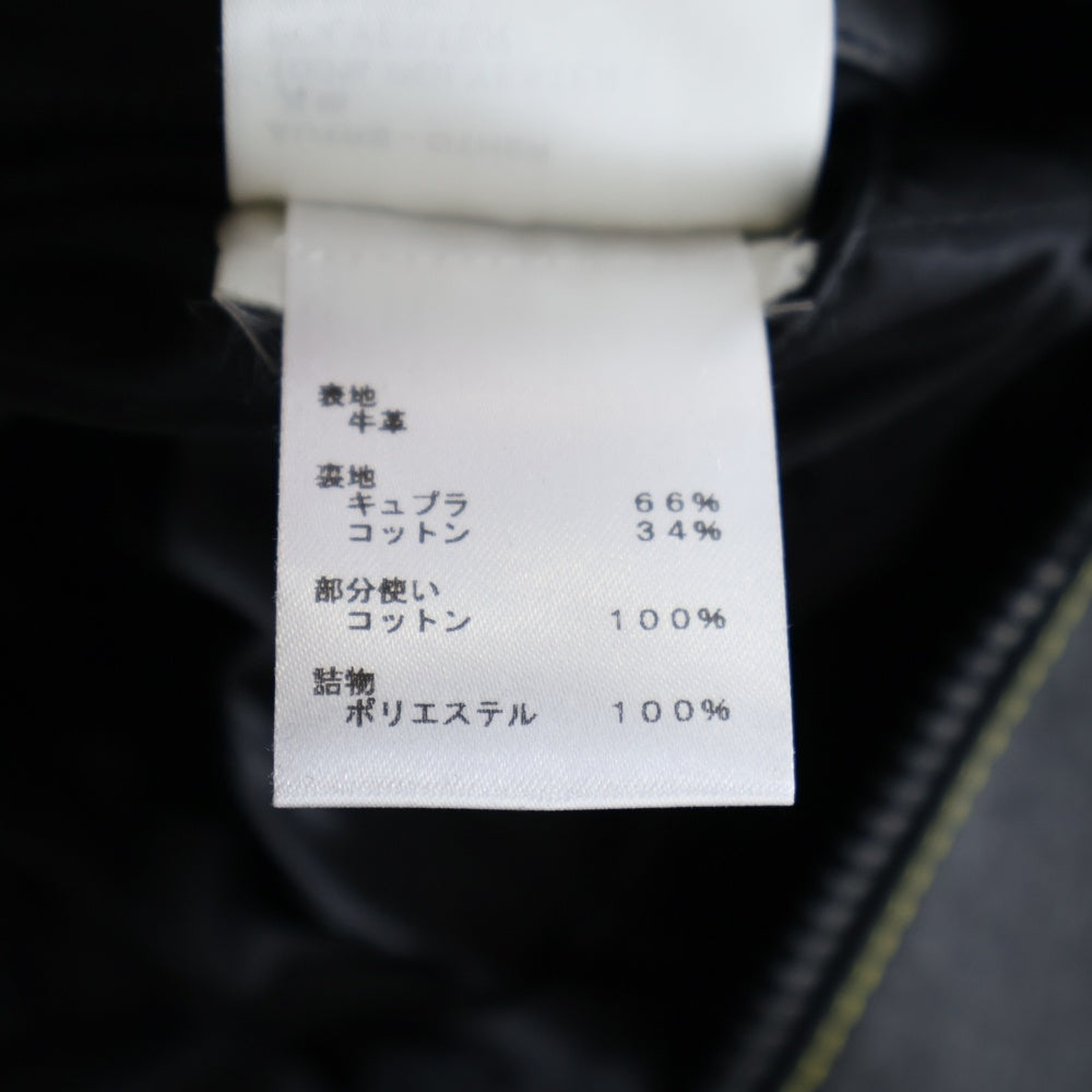 LOUIS VUITTON(ルイヴィトン) 22SS×NIGO クレイジーミックスモノグラム レザージャケット RM221 YOK HML04E ブラック