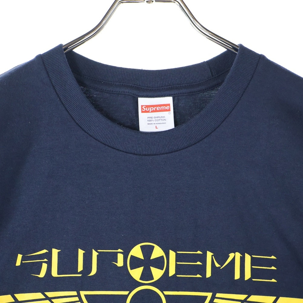 SUPREME(シュプリーム) 25SS Wings Tee ウィングス プリント半袖Tシャツ クルーネックカットソー ネイビー