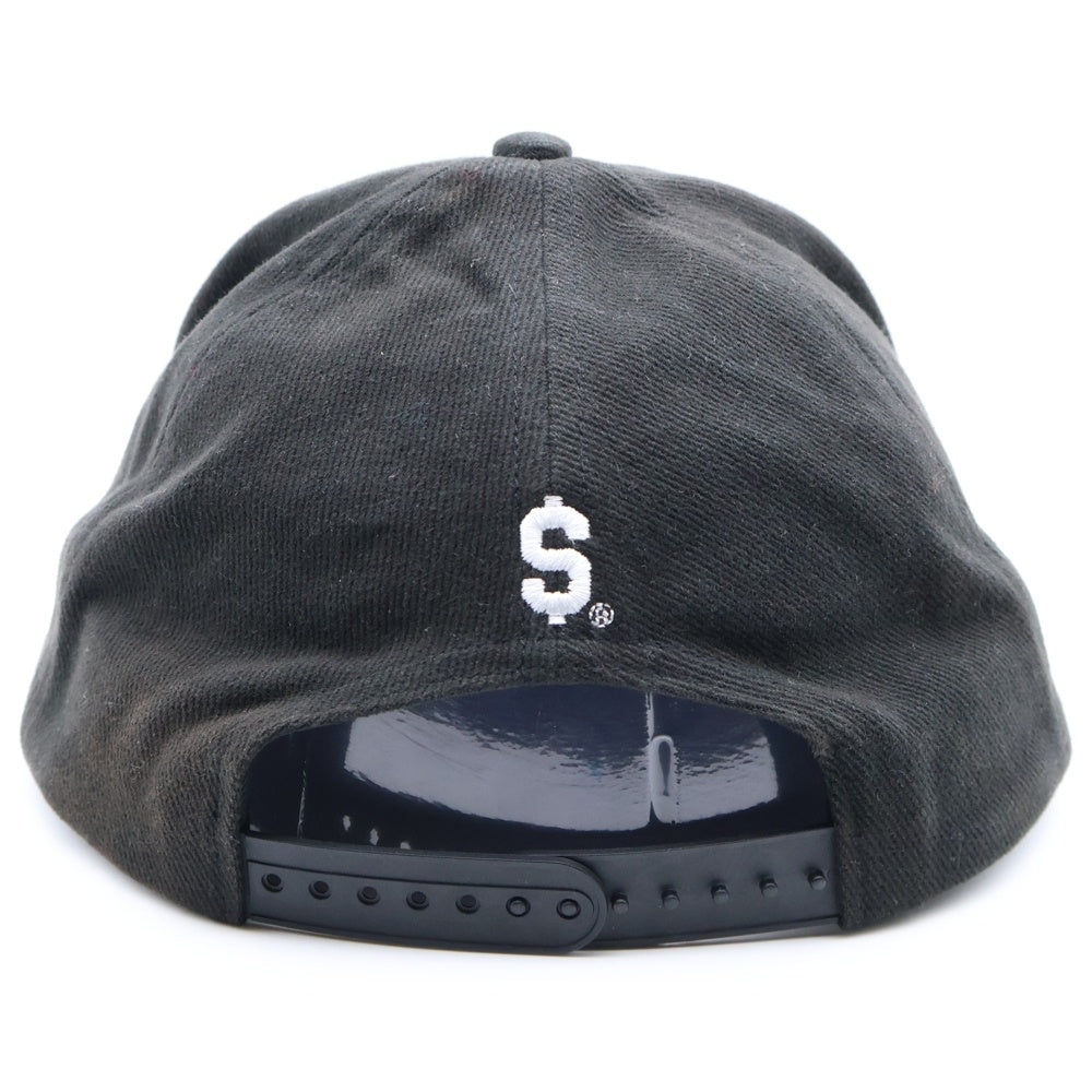 SUPREME(シュプリーム) 24SS Twill Patch 5-Panel フロント刺繍キャップ 帽子 ブラック
